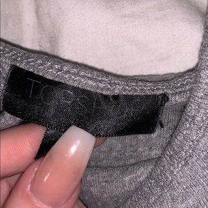 Topshop Tops - Grey crop top Topshop Tops - Grey crop top